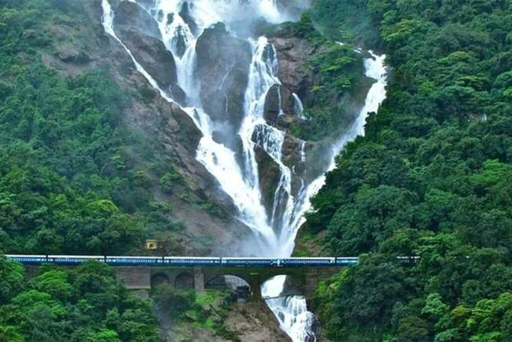 Dudhsagar waterfall trip in Goa